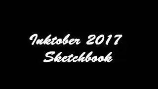 My Inktober 2017 sketchbook. 