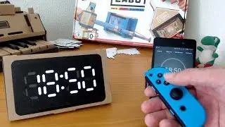 Nintendo Labo &mdash; аналоговые и цифровые часы с гаражом Toy-Con