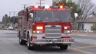 OCFA Engine 82 Responding 4/15/2025