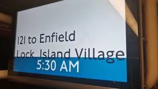 Ibus Annoucement  - 121 to Enfield Lock Island Village