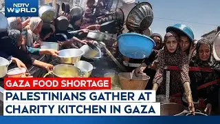 Gaza News Today | Gaza Food Shortage: Palestinians Gather At Charity Kitchen In Gaza