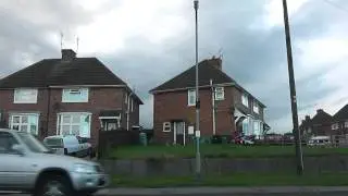 Driving On Newlands & Three Springs Road, Pershore, Worcestershire, England 12th April 2012