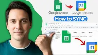 How to SYNC Google Sheets to Google Calendar (2026 Step By Step Guide)