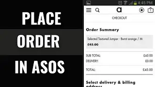 How To Order From ASOS | Place Order in ASOS