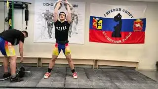 Гиревой спорт. Толчок по длинному циклу