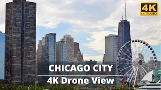 Chicago City Drone View | Chicago City 4K | Chicago city tour 4k Illinois | #Chicago #drone