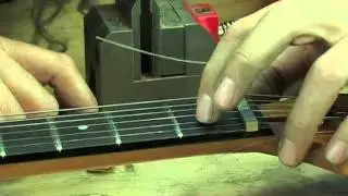 Making a 6 String Electric Guitar Nut from Brass