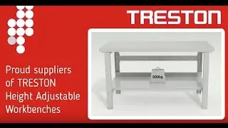 Proud suppliers of Treston height adjustable workbenches