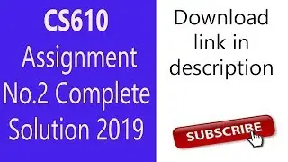 CS610 Assignment no 2 solution (computer networking)