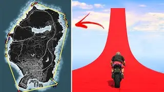 GTA V Online: A CORRIDA VOLTA AO MUNDO com MOTOS!!! (POR TODO MAPA)