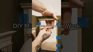 DIY trim work 💫 #miniatures #dollhouse #diy