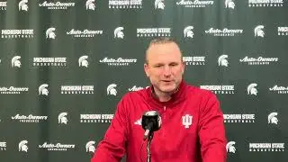 Darian DeVries | Postgame Press Conference | Michigan State 81, Indiana 60