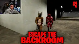 CORINGA JOGANDO ESCAPE THE BACKROOMS - jogo de terror #2