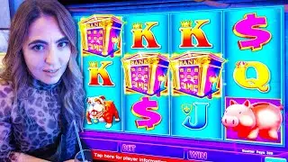 OMG 3 JACKPOTS! This Piggy Was Made To BANK