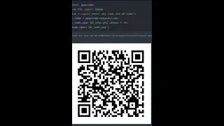 Generate QR code in Python 🤩😎 #python #coding #tricks #shorts