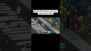 Parker Washington gives the Jaguars the lead! #fyp #fypシ #foryourpage #football #nfl