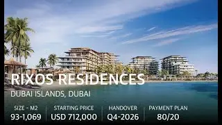 Rixos Dubai Islands &ndash; Branded Waterfront Residences | Prices & Investment