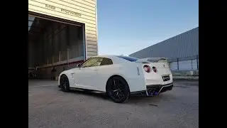 Nissan GT-R R35 2017 Featuring Armytrix 90mm Exhaust System by UNDERGROUND DIVISION