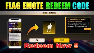 Free Fire Today Redeem Code 24 May | ff Reedem Codes | Flag Emote Redeem Code Free Fire