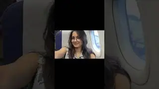 My first solo flight... #firstflight #solotravel #flightexperience  #minivlog  #volgwithpriyanka