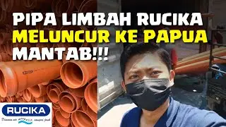 Pengiriman Via Kontainer, Pipa Limbah SDR41 Rucika Untuk Proyek Papua | WA : 0813 3577 1362