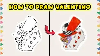 How to Draw Valentino from Hazbin Hotel &ndash; Drawing with Markers