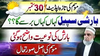 Weather Forecast for upcoming Rain spell in Pakistan || Crop Reformer