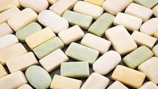 Balanced Soap Cutting ASMR | Even Cuts, Tranquil Sound