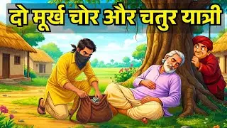दो मूर्ख चोर और चतुर यात्री | धार्मिक कहानी | Gyanvardhak kahani | ज्ञानवर्धक | dharmik kahani