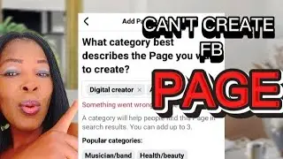 Why You Can't Create a Facebook Page ( Nigeria & Global Truth)