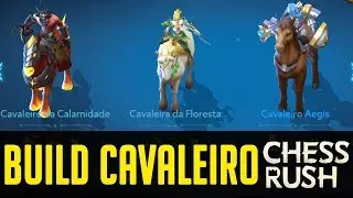 [👑CHESS RUSH] Build de Cavaleiros + Humano ou Goblin ou Drag&atilde;o no modo Turbo