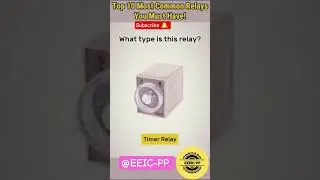 Top Most Common Relays You Must Have! #relay #relaytypes #electrical #elctronics  #automation