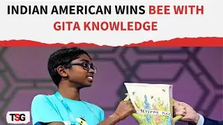 Indian American Prodigy Memorizes 80% of Bhagavad Gita, Triumphs in National Spelling Bee!