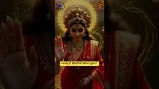 आज माँ के चरणों में सिर झुकाओ&hellip; सब ठीक होगा!#durgamaa #bhakti #ytshorts