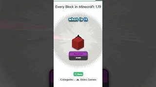 Speedrunning EVERY BLOCK in Minecraft - Red Wool #shorts