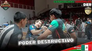 LAS MEJORES PROMESAS DEL ARMWRESTLING | Juvenil Der | Nacional de Lucha de Brazos Jalisco 2025
