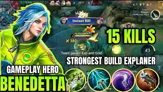 CRAZY EPIC COMEBACK !! Benedetta Gameplay Carry The Team🥵 - Mobile Legends : Bang Bang