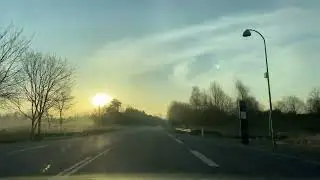Driving In Denmark 🇩🇰, Herlev Hospital, 4K, UHD, 60fps