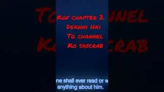 KGF Chapter 2 Full movie 18 April update my channel sabuscarb