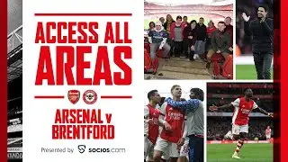 ACCESS ALL AREAS | Arsenal vs Brentford (2-1) | Saka, Smith Rowe, GayGooners & more