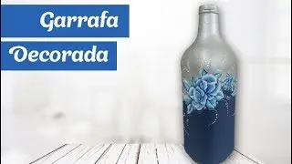 Alciana Rossi ensina reciclar uma garrafa de vidro