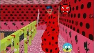 Escape😰😰😰 from lady granny bug & noir grandpa cat in this horrer💀 gameplay