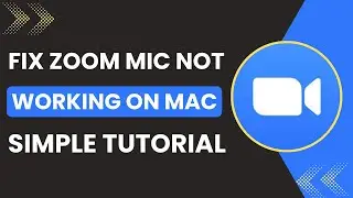 How to Fix Zoom Mic Not Working on Mac