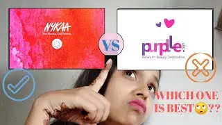 Nykaa vs purple (which one is best)🤔🤔|so much affordable😱😱|ghani bawri
