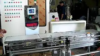 UNIPULSE F805A-CK Check Weigher Test Run