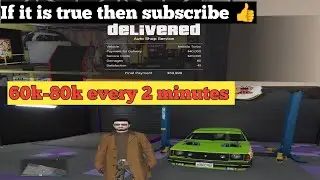 play again and again 💲60k-80k earn money every 2 minutes #gta #gtaonline 