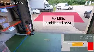 Blaxtair&reg; Perception Technologies: Zoning (use case Nr 3 in industry)