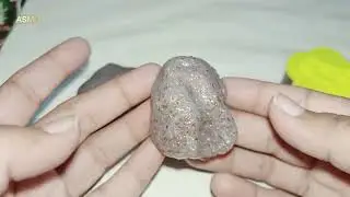 ASMR Playing With Sparkle 🌟 Slime✨ Relaxing 😌 Calming 😎#asmr #slime #relaxing #satisfying #lil 