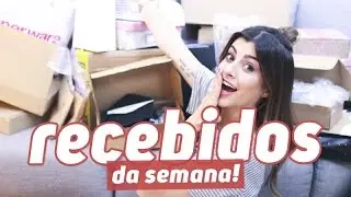Recebidos da Semana!!! Roupas, makes, decor e muito mais!!!!