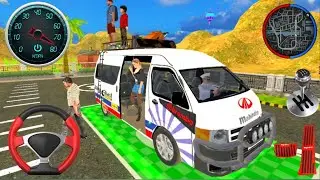 New Delhi Van Minibus Driving Games 2026- City Minibus Simulator 3D - Bus Game _ Android Gameplay